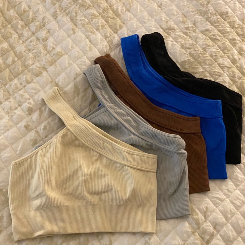Ribbed Athletic Tops